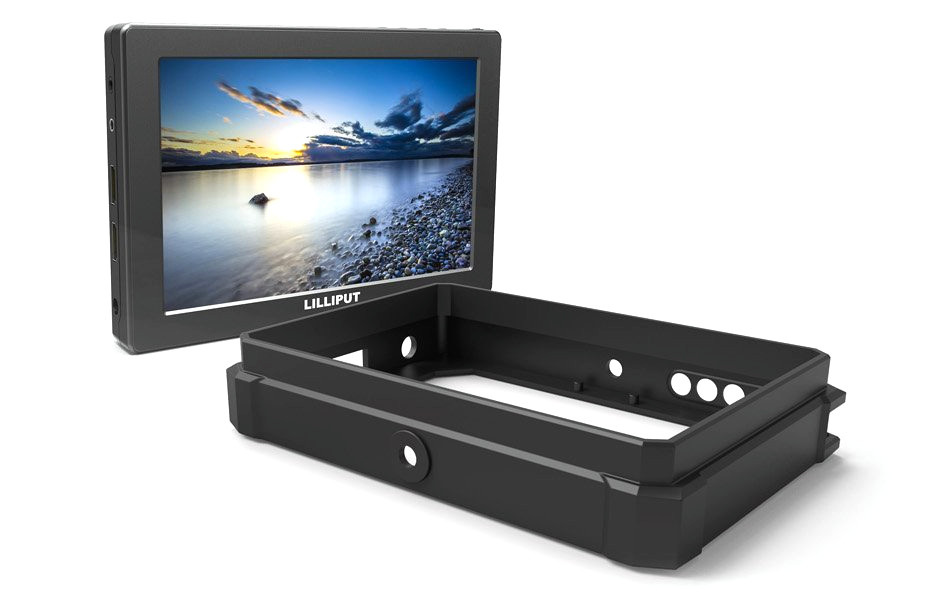Der günstige On-Camera-Monitor Lilliput A7S in nun auch in schwarz als Black Edition erhältlich. 