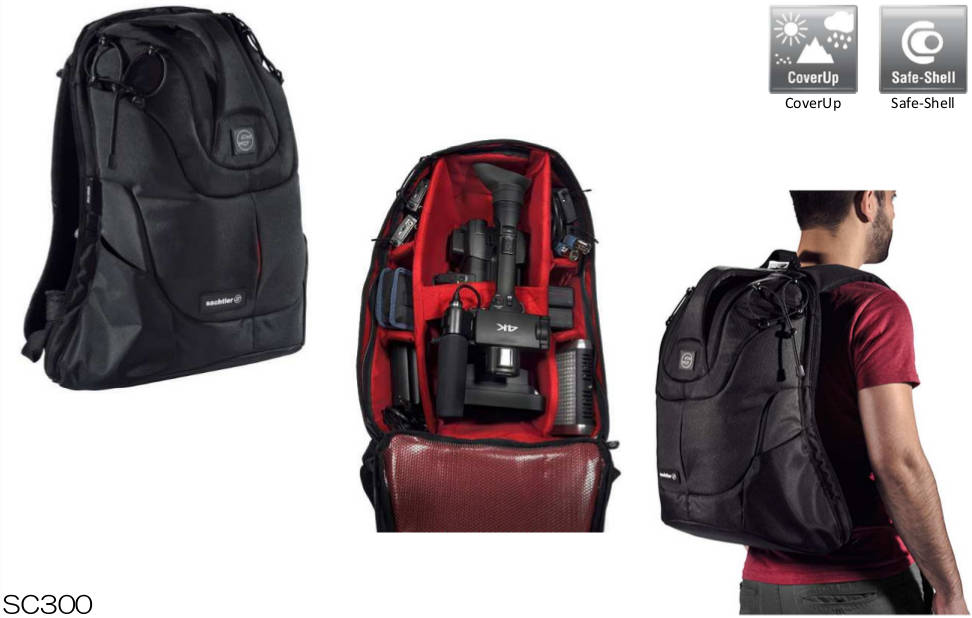 Sachtler SC300 - Kamera-Rucksack für kleine Videokameras Sachtler SC300 Kamerarucksack