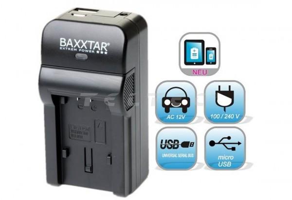 Baxxtar RAZER 600 II Ladegerät f. Canon LP-E Akkus