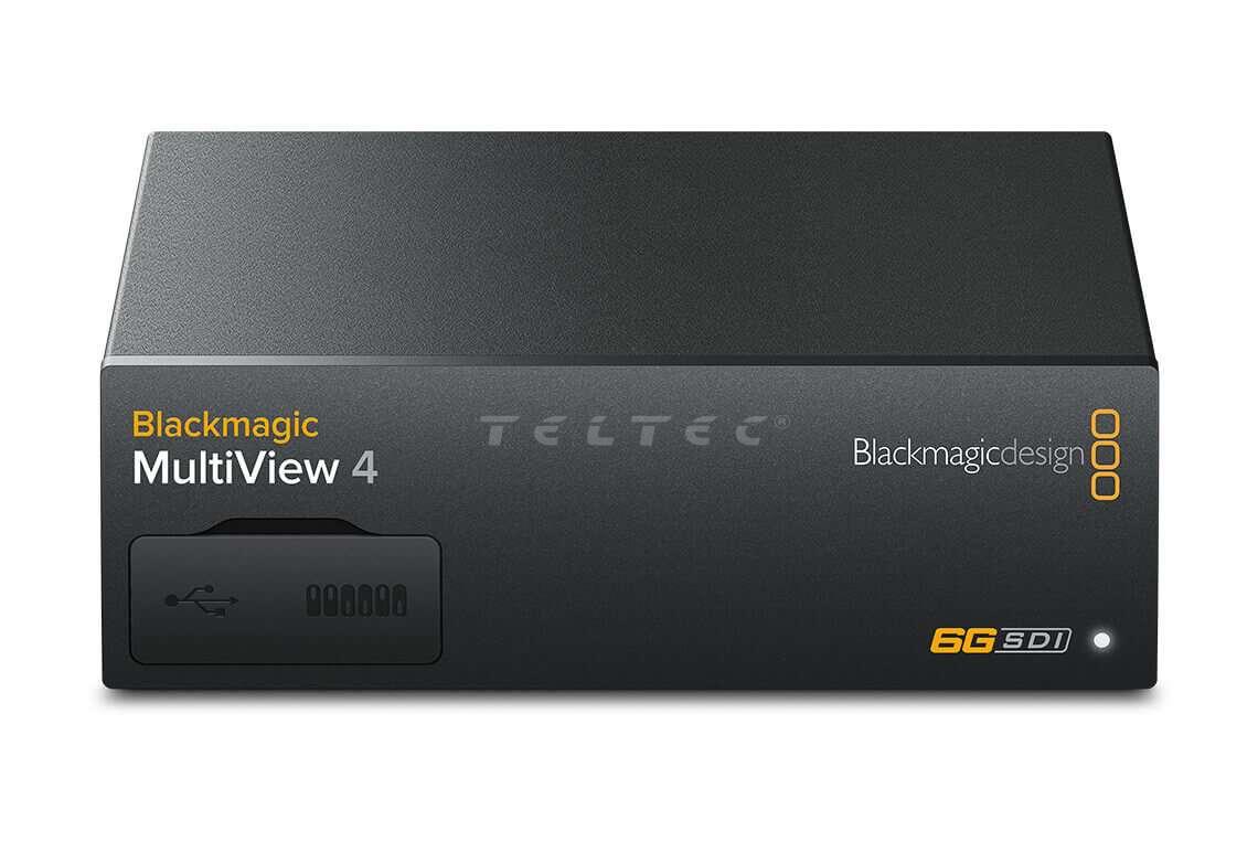 Blackmagic Design MultiView 4 - Teltec | Video-, Audio- & Studio-Equipment  zum Bestpreis