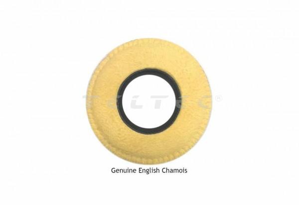 Bluestar Augenleder aus Chamois-Leder, rund / groß / Chamois