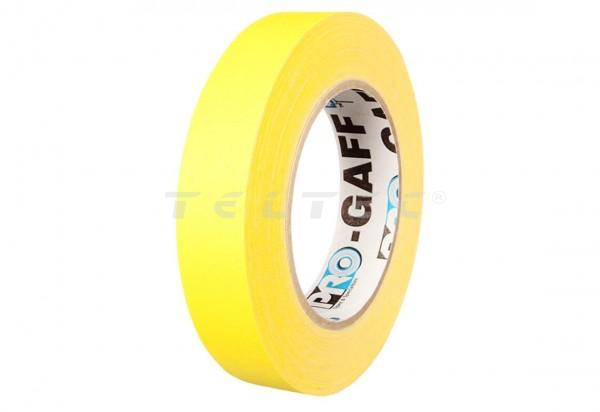 ProGaff Gaffer Tape Neon Gelb 24 mm x 22,86 m
