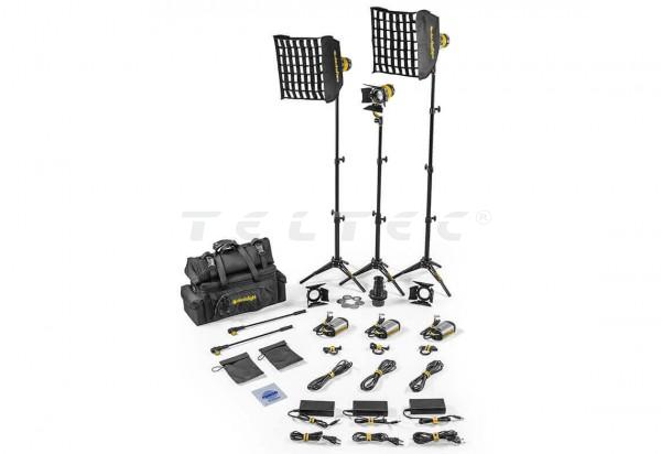 Dedolight 3 Leuchten-MICRO-Kit Bi-Color (Standard)