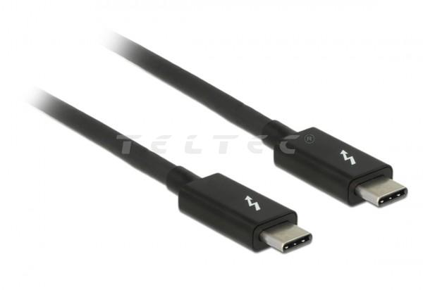 Delock Thunderbolt 3 Kabel schwarz 2m