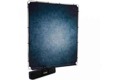 Lastolite EzyFrame Vintage Hintergrund 2x2,3 M – Olivfarbener Fotohintergrund Mit Aluminiumrahmen, Faltbar