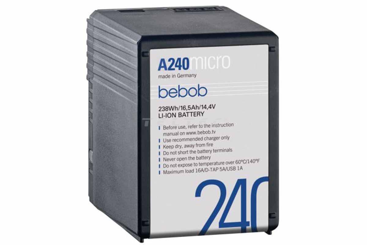 Bebob A240micro | V-Mount Akku/Ladesysteme | Power | Kamerazubehör 