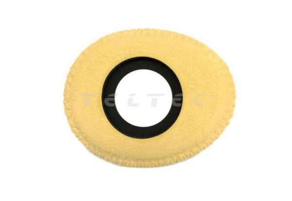 Bluestar Augenleder aus Chamois-Leder, oval / klein / Chamois