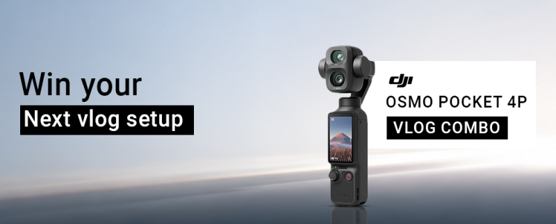 DJI Osmo Pocket 4P Giveaway