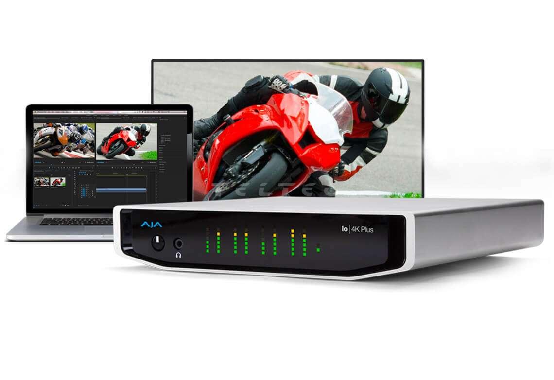 AJA IO 4K Plus - Teltec | Video-, Audio- & Studio-Equipment zum
