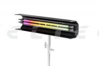 Quasar Science 4' 2-Bank Shell c/w Ossium Plate & 2x 4' Rainbow 2 Quasar Science 4' 2-Bank Shell c/w Ossium Plate & 2x 4' Rainbow 2