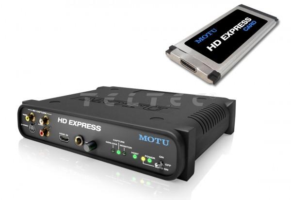 Motu HD-Express HDMI mit ExpressCard34