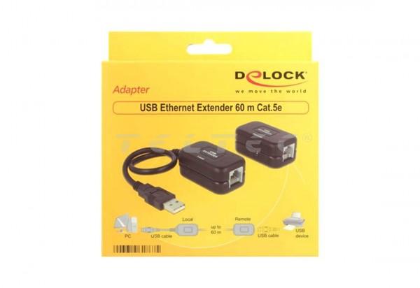 Delock USB Ethernet Extender 60m Cat.5e