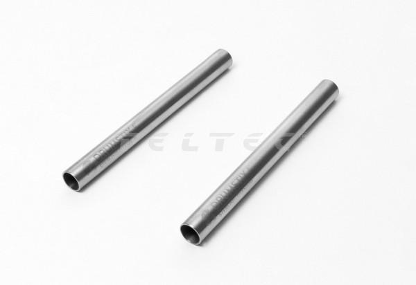 Bright Tangerine Sterling Titanium Rod (6", 15 mm)