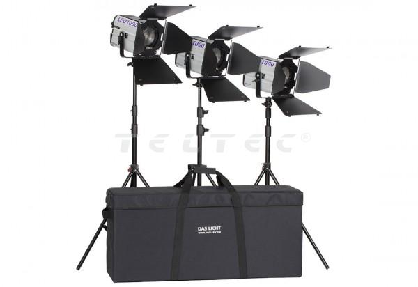 HEDLER Profilux LED 1000 - Triple Kit focussierbar