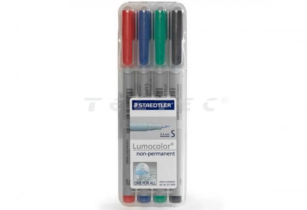 Staedtler Lumocolor Superfein (S) 4er-Pack