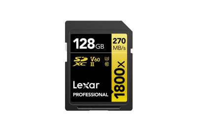 Card de memorie Lexar Professional GOLD, 128GB, microSDXC, UHS-II U3, V60, A1