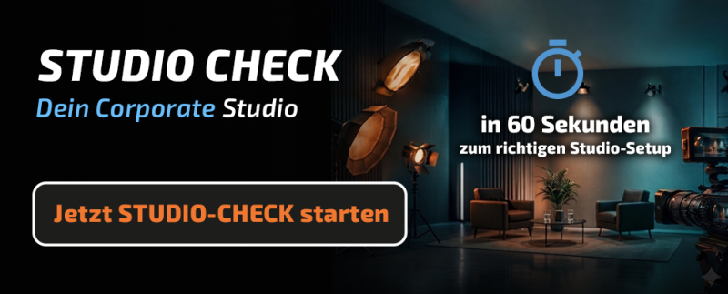 In 60 Sekunden zum passenden Corporate Studio