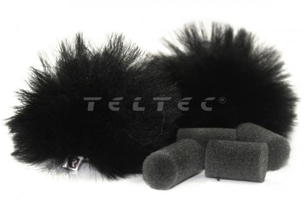 Rycote Lavalier Mini Windjammer, schwarz (Paar)