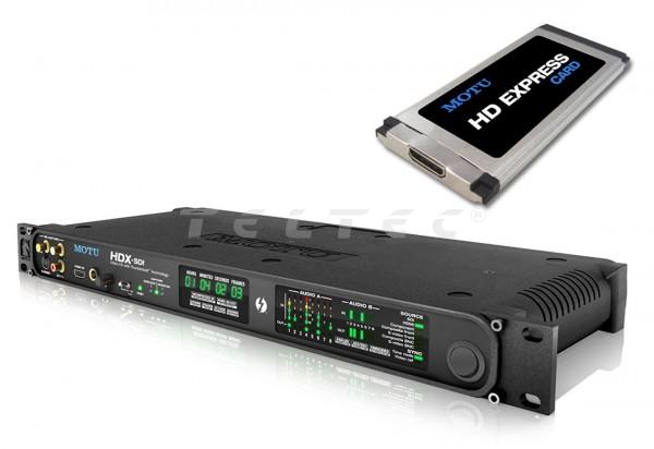 Motu HDX-SDI mit ExpressCard34 (PCMCIA)
