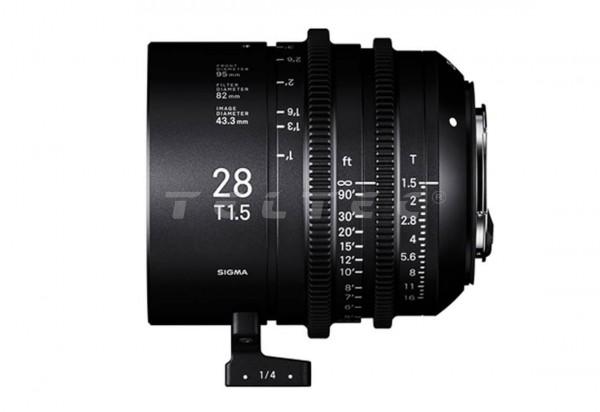 Sigma 28 mm T1.5 FF FL F/AP2 metrisch