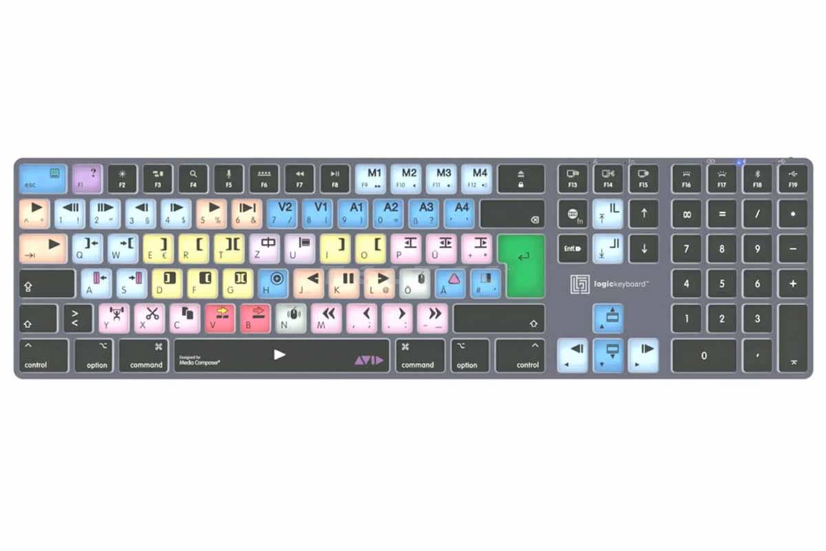 Polyvision Keyboard Logickeyboard Avid Media Composer - Classic TITAN DE (Mac) | Input ...
