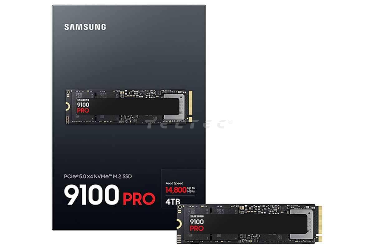 内蔵型SSD Samsung 9100 PRO 4TB SSD M.2 NVMe Samsung SSD 9100 Pro NVMe M.2 4TB PCIe | SSD Festplatten o