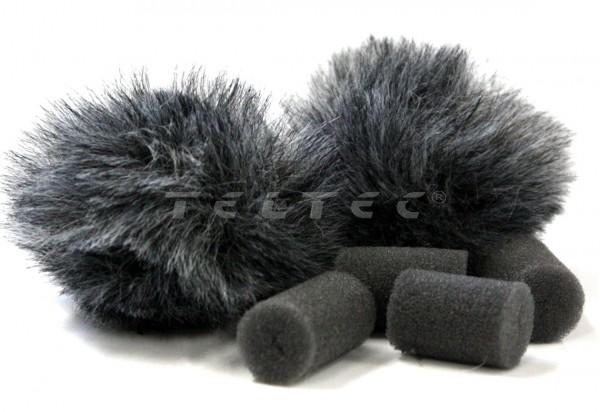 Rycote Lavalier Mini Windjammer, grau (Paar)
