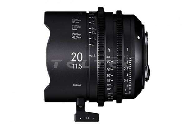 Sigma 20 mm T1.5 FF FL F/AP2 metrisch