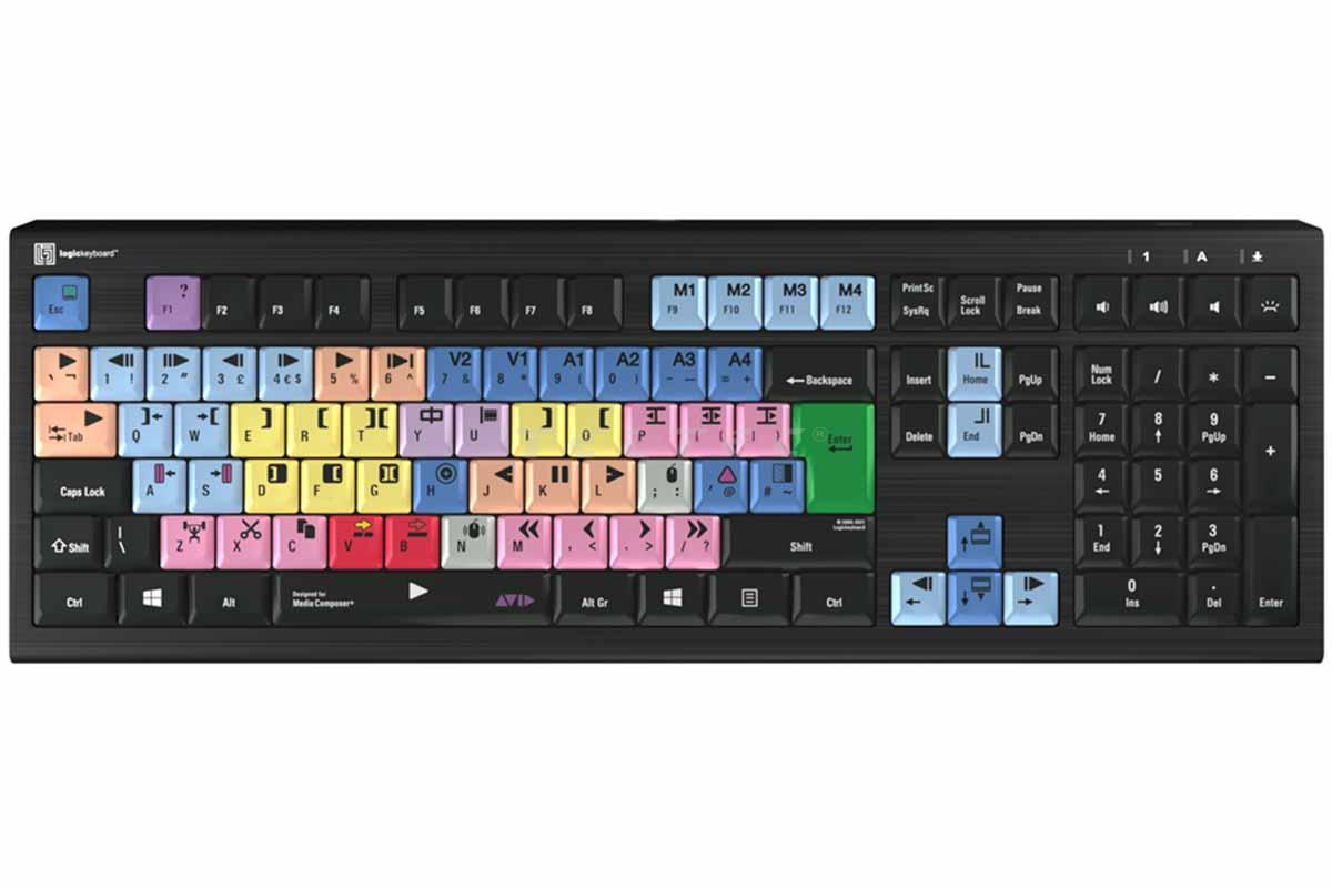 Avid Computer Keybopard Logic Keyboard Avid Media Composer Astra 2 UK (PC) | Input Devices ...