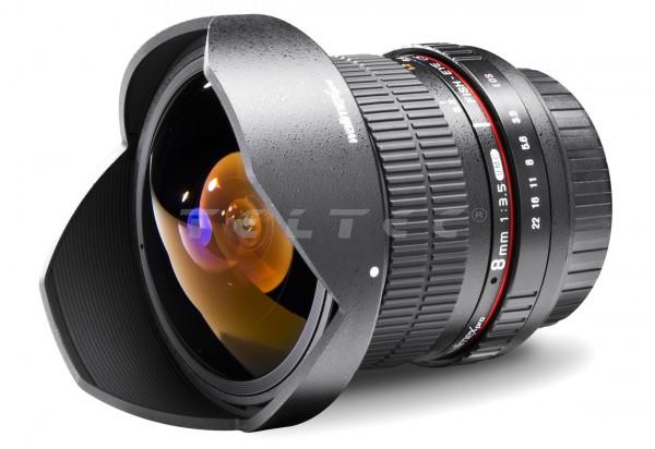 walimex pro 8/3,5 Fisheye II mit Canon EF Mount