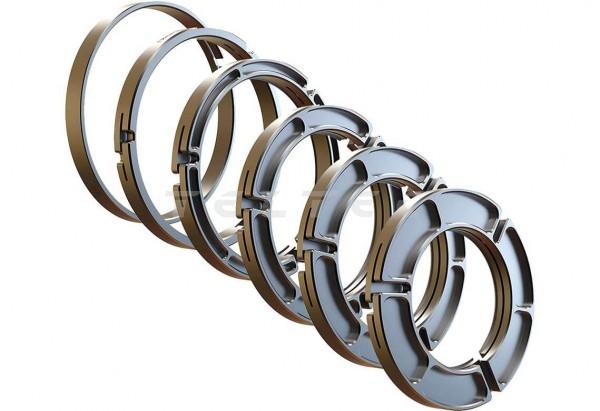 Bright Tangerine Clamp On Ring 143-114mm