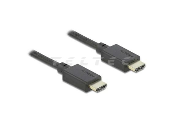 Delock Ultra High Speed HDMI (2.1) Kabel 48 Gbps 8K, 2m