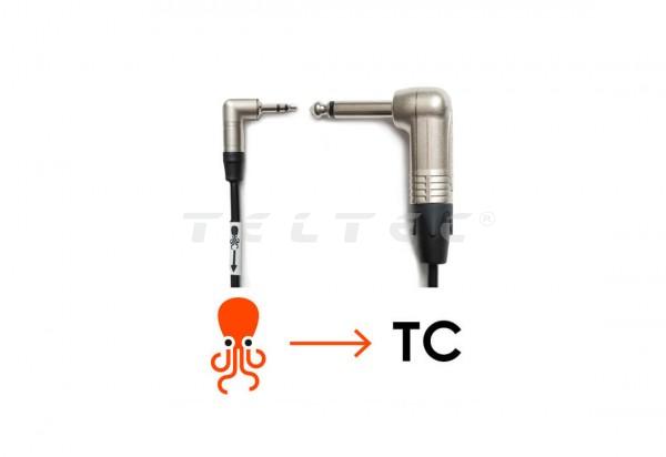 Tentacle Sync Tentacle auf 6,3 mm 90°-Adapterk.