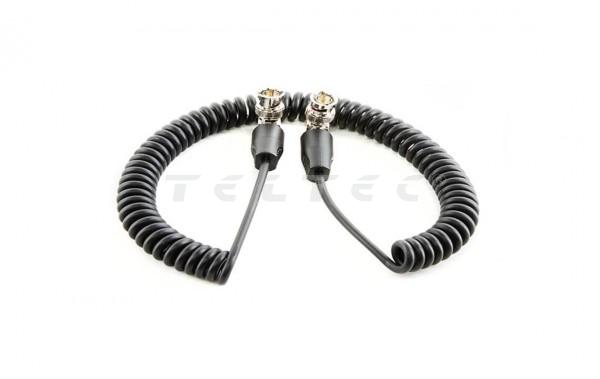 Shape BNC-BNC Stecker 50-80 cm Winkel-Spiralkabel