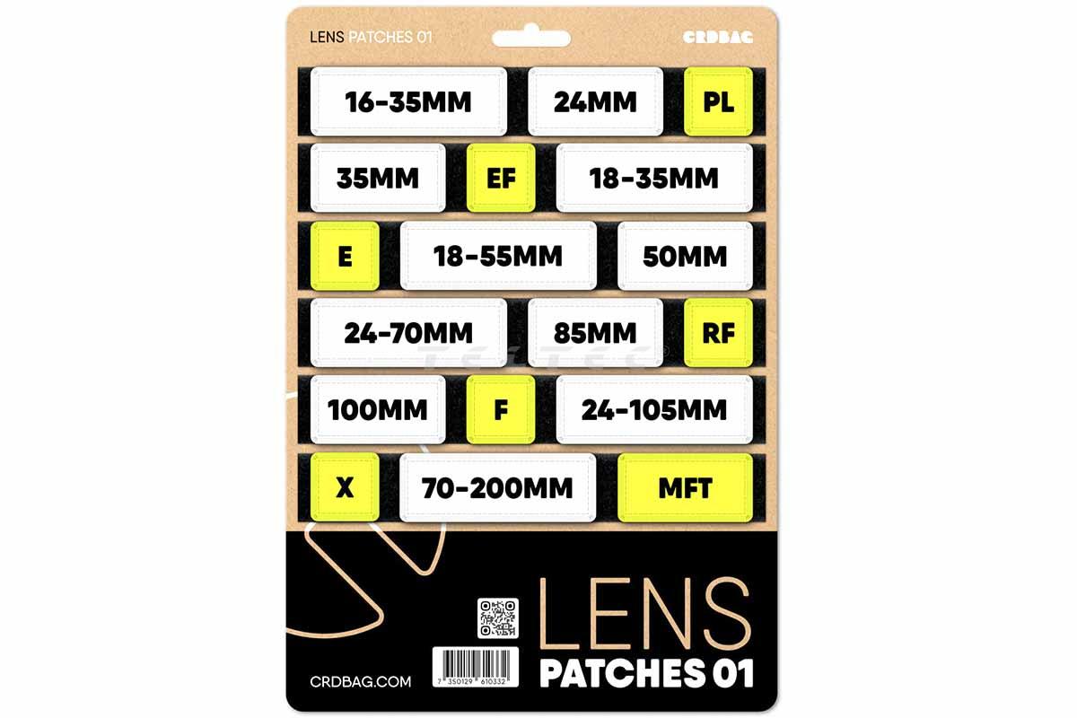 CRDBAG Lens Patches 01 | Everyday Tools | Essentials | Camera ...