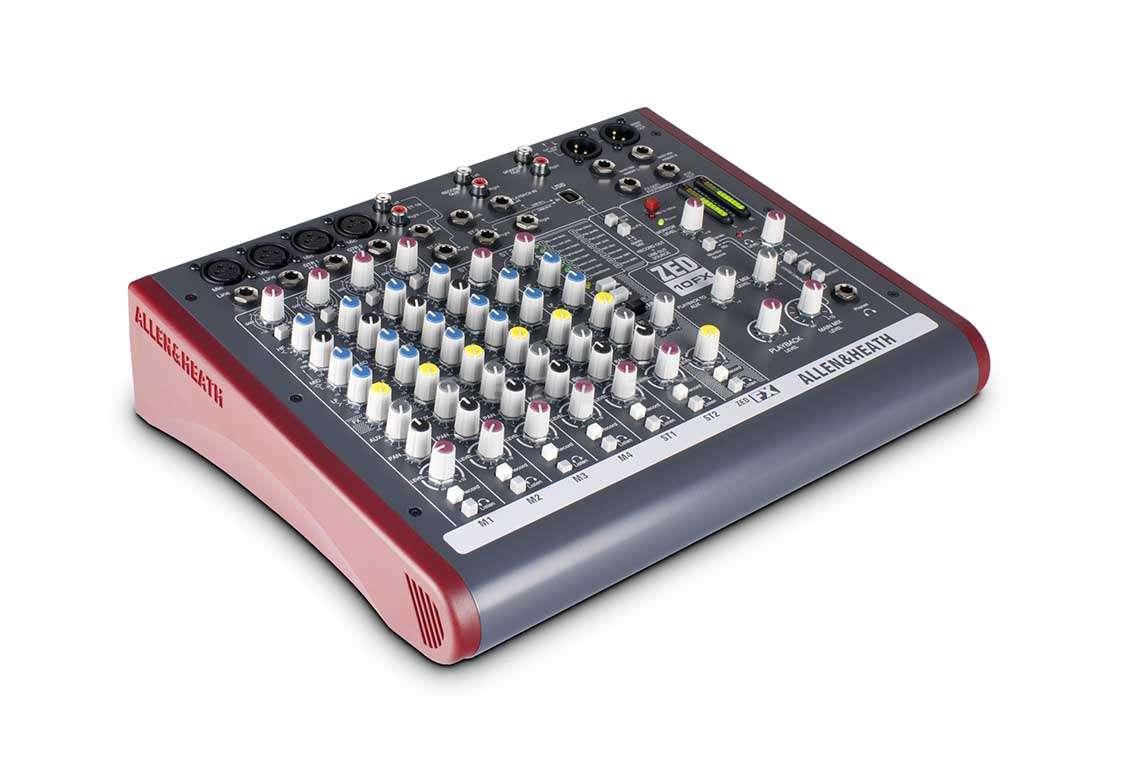 Allen & Heath ZED-10FX - Teltec | Video-, Audio- & Studio
