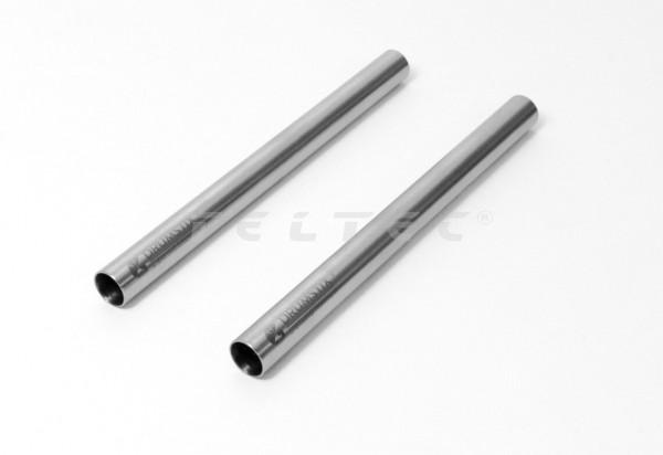 Bright Tangerine Sterling Titanium Rod (9", 19 mm)