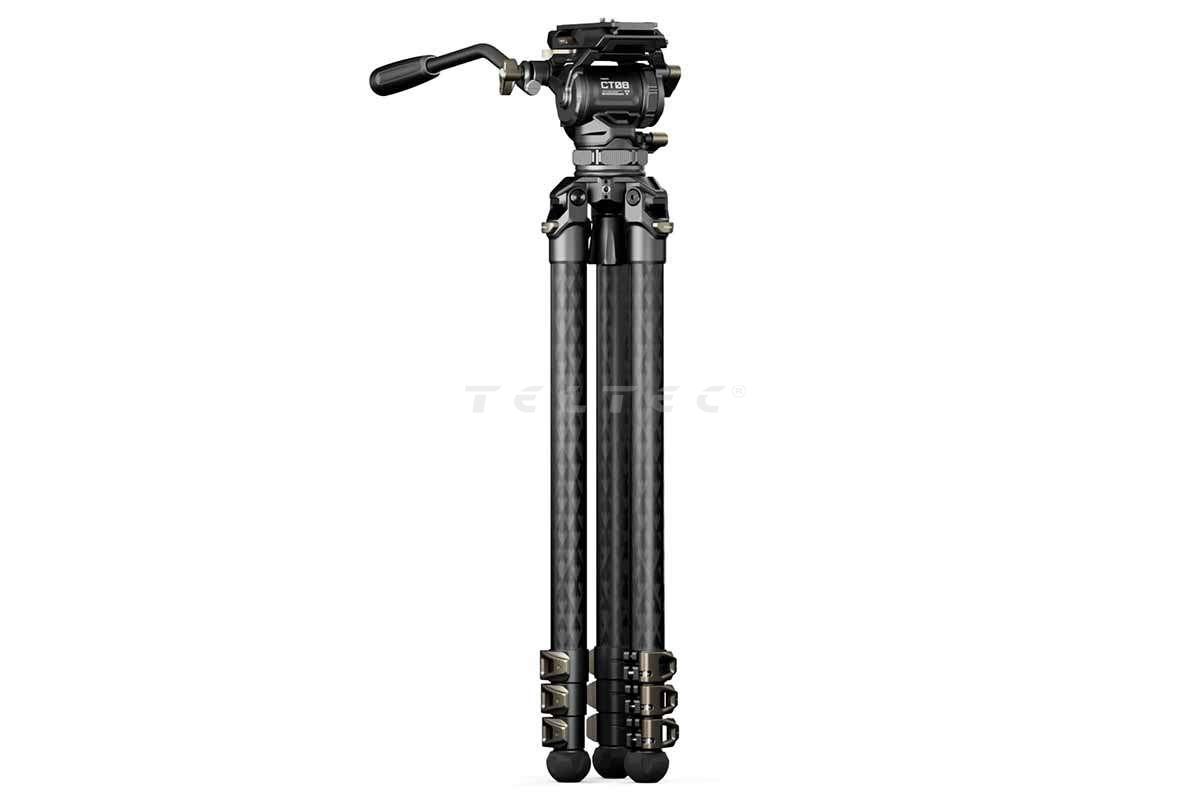 Tilta Carbonfaser-Kamerastativ Mit Fluidkopf – 160 Cm Hoch, Trägt 5 Kg, ARCA Kompatibel, Für Reisen