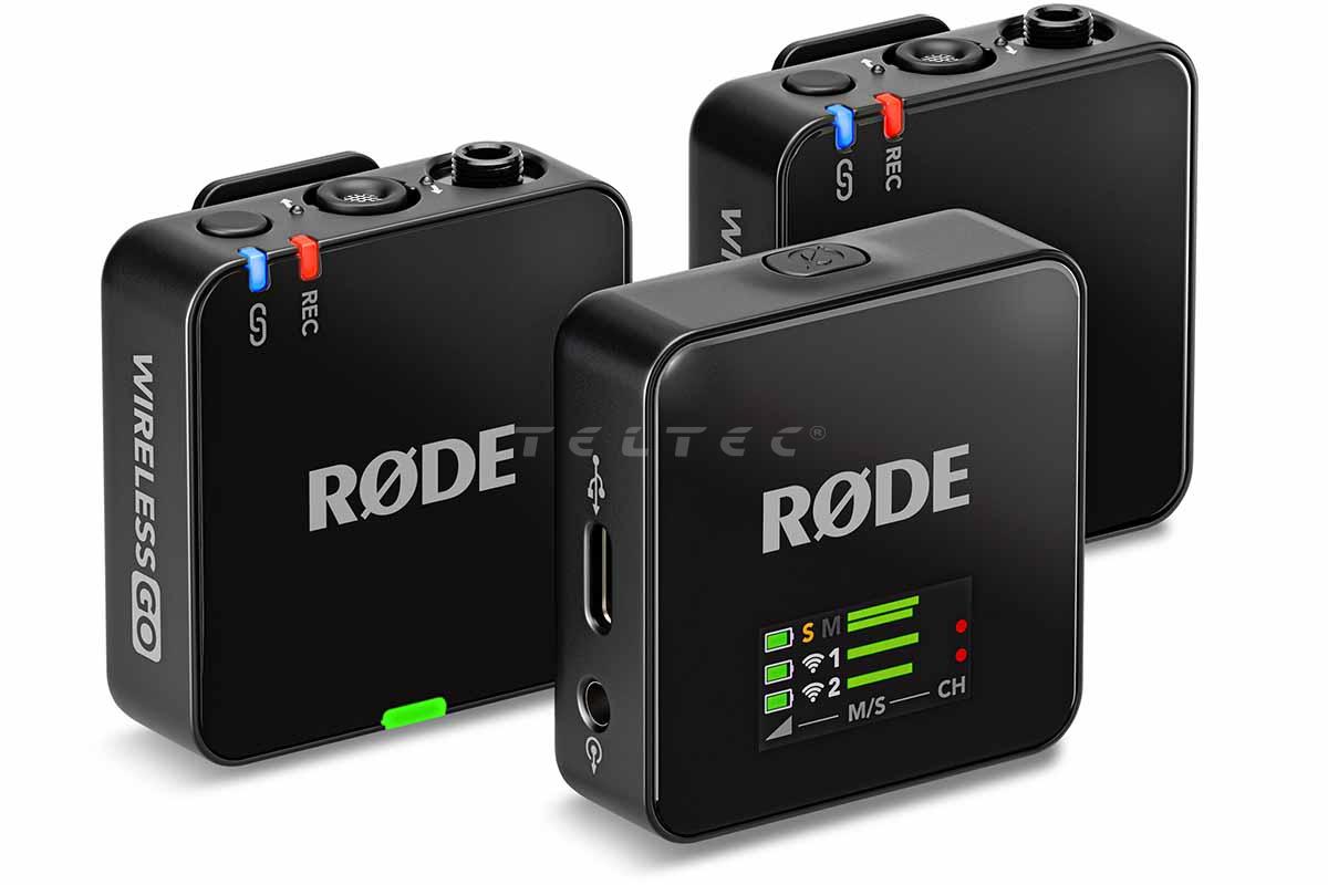 Rode Wireless GO (Gen 3) Black | Komplett Sets | Drahtlos Mikrofon ...