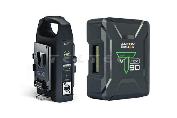 Anton Bauer Titon 90 V-Mount Battery + Charger Kit